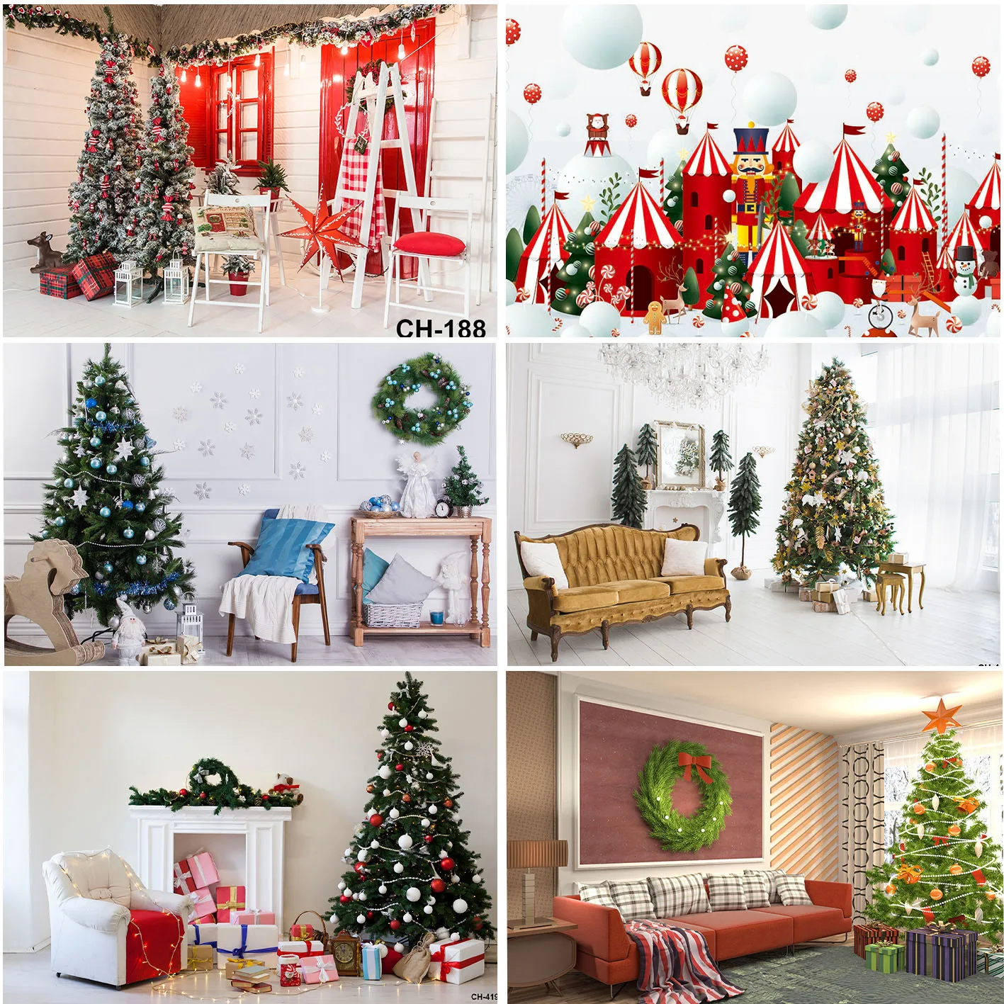 

Рождественские декорации для гостиной Портретные подарки Декор Рождественская елка праздничный баннер фоны