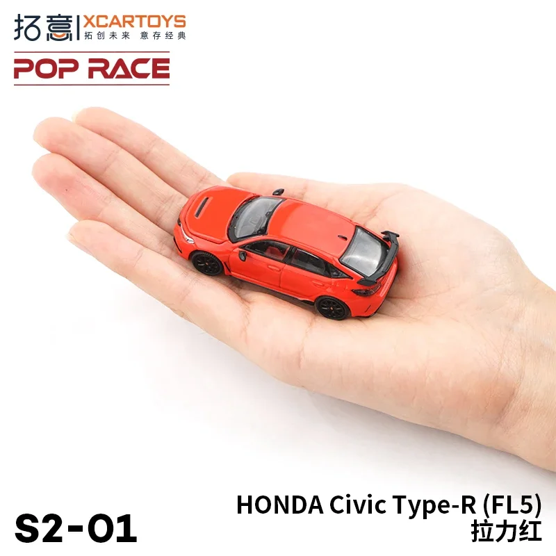 XCARTOYS 1:64 модель автомобиля из сплава игрушка HONDA CiVic Type-R (FL5) Rally Red для мальчиков