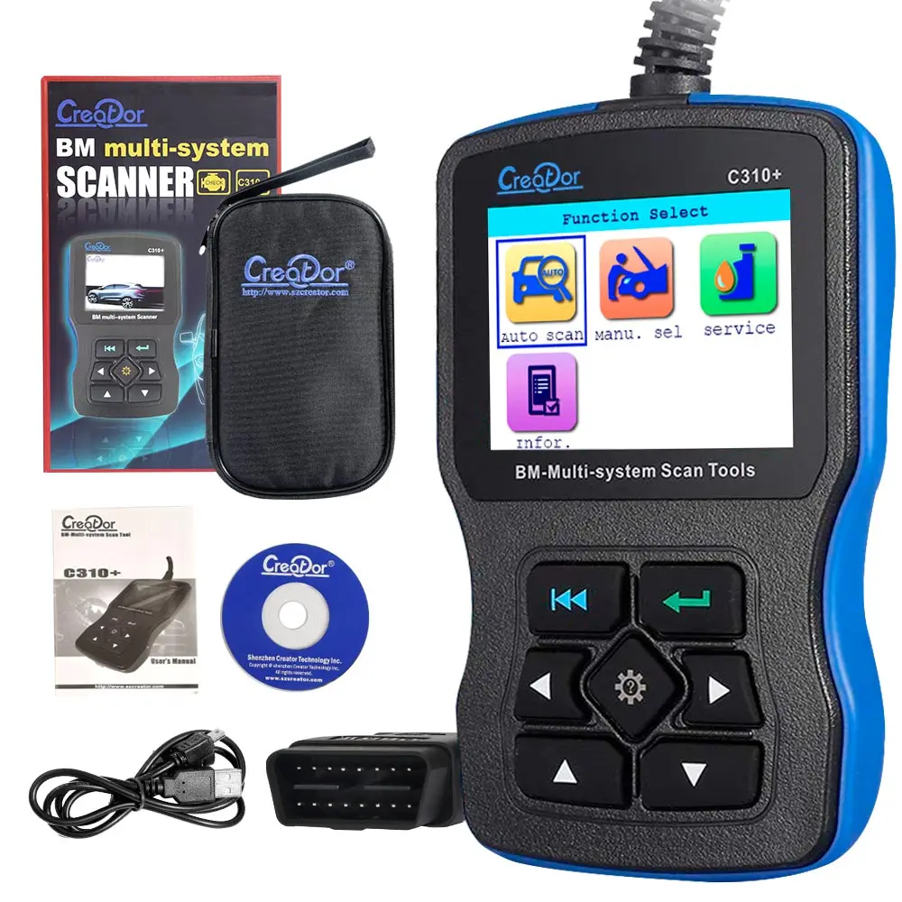 Creator C310+ Code Scanner for BM-W/Mi-ni Multi System Scan Tool V11.7 Update Online