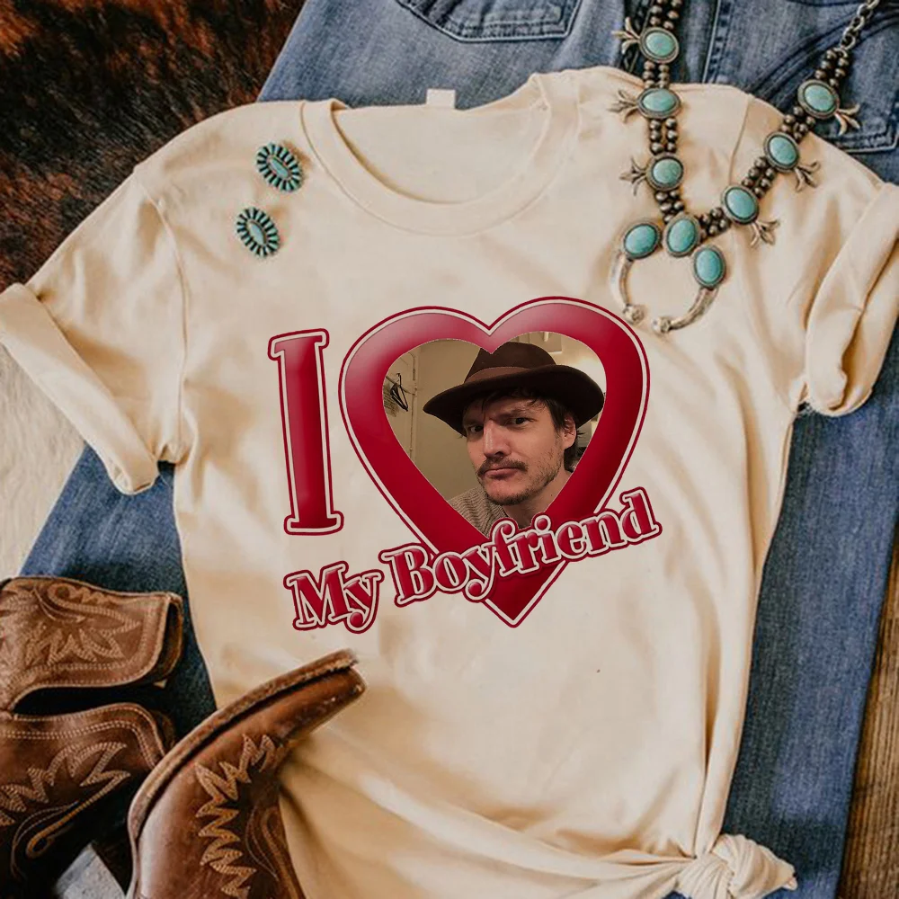 

Футболка Педро Паскаль Женская комикс японский Топ Женская манга y2k Дизайнерская одежда