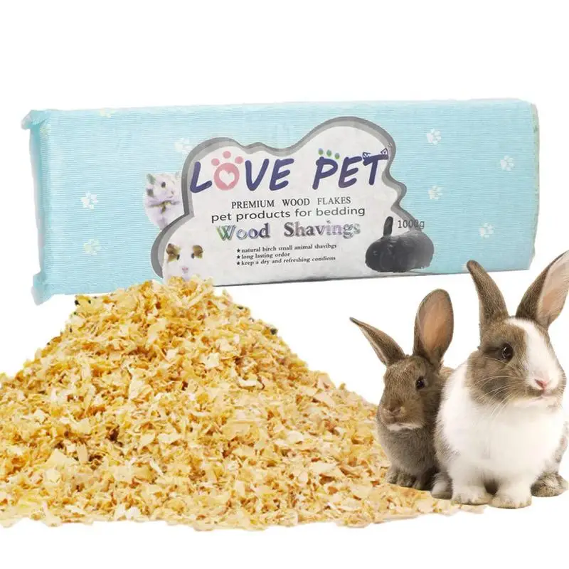

Small Animal Sawdust Rabbit Bedding Sawdust Safe Hamster Cage Wood Chips Bedding Chinchillas Bedding 1kg For Gerbils Nest