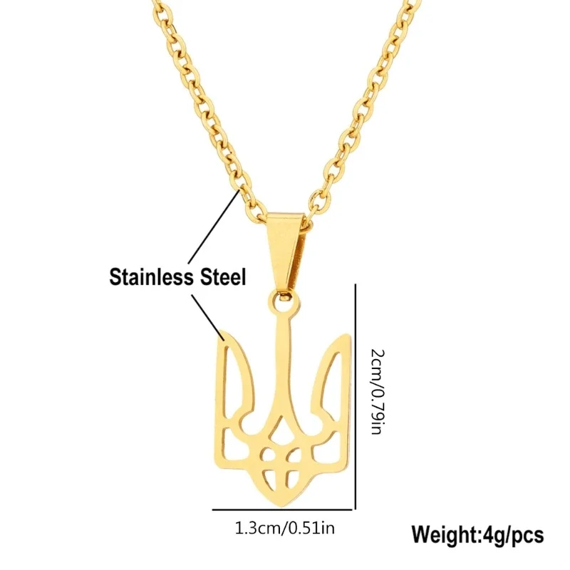 Украшение с этнической эмблемой украшение из нержавеющей стали