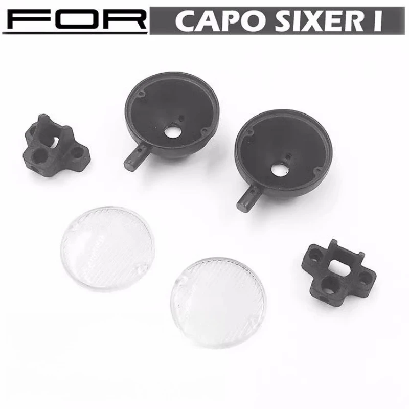 Модифицированные детали Capo Sixer1 для переднего бампера, противотуманные фары для масштаба 1/6, Радиоуправление, автомобиль Samurai Jimny, аксессуары для рок-гусеницы на радиоуправлении