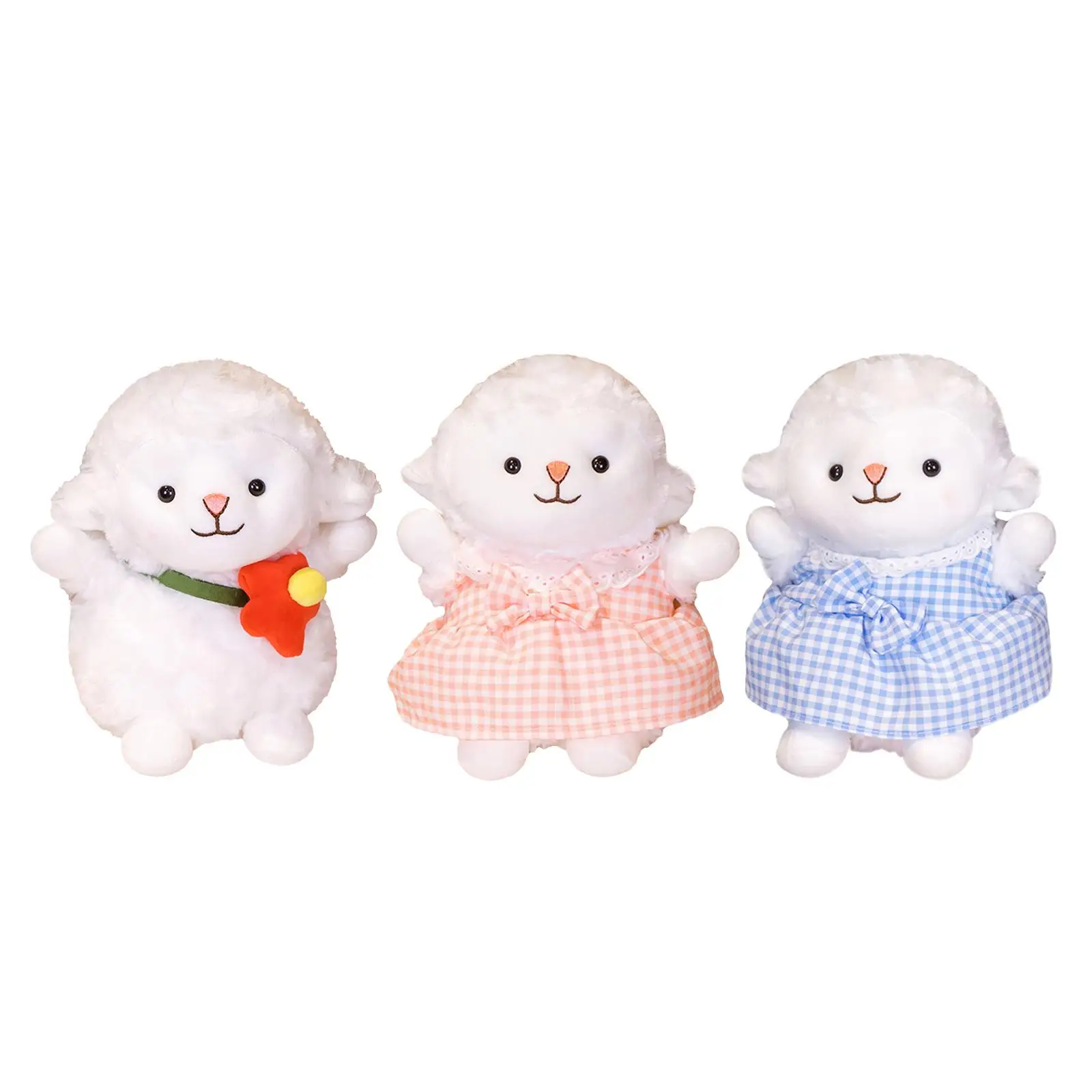 

Lovely Lamb Doll Toy Stuffed Sheep Cartoon Soft 8.7" Kids New Year Gifts