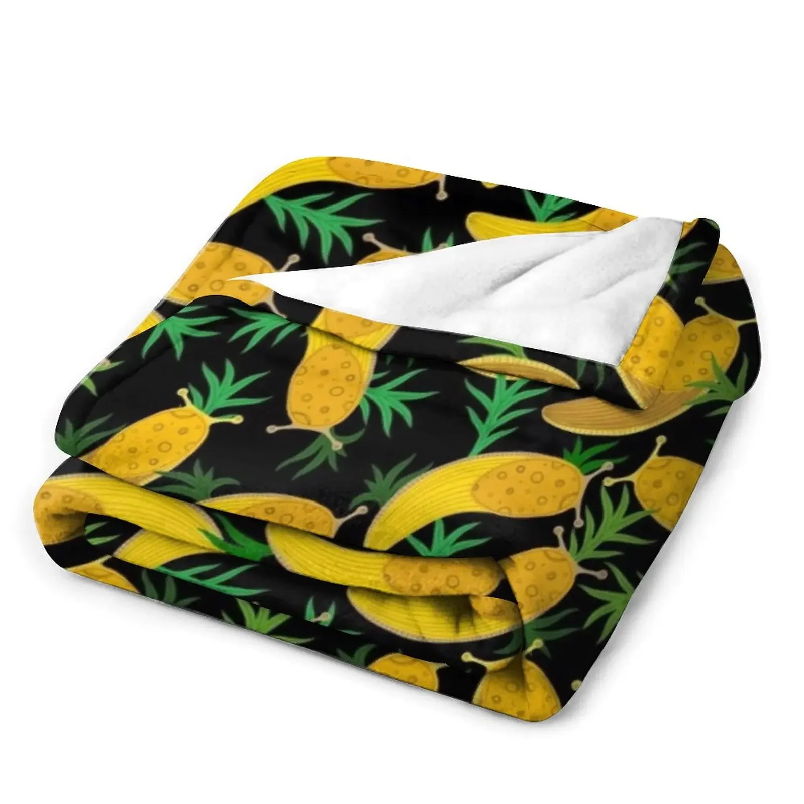 Черное одеяло с банановыми шлюзами мягкие кровати декоративные одеяла диваны