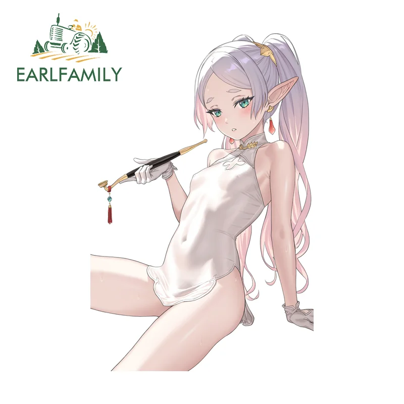 

EARLFAMILY Succubus Frieren NSFW Waifu автомобильные наклейки DIY подходят для VAN RV кузов для автомобиля, мотоцикла, автомобиля, бампера, оконные наклейки