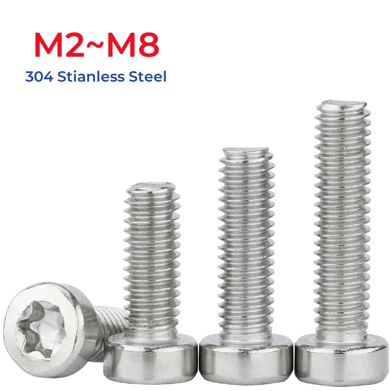 

Винты Torx из нержавеющей стали M2-M8