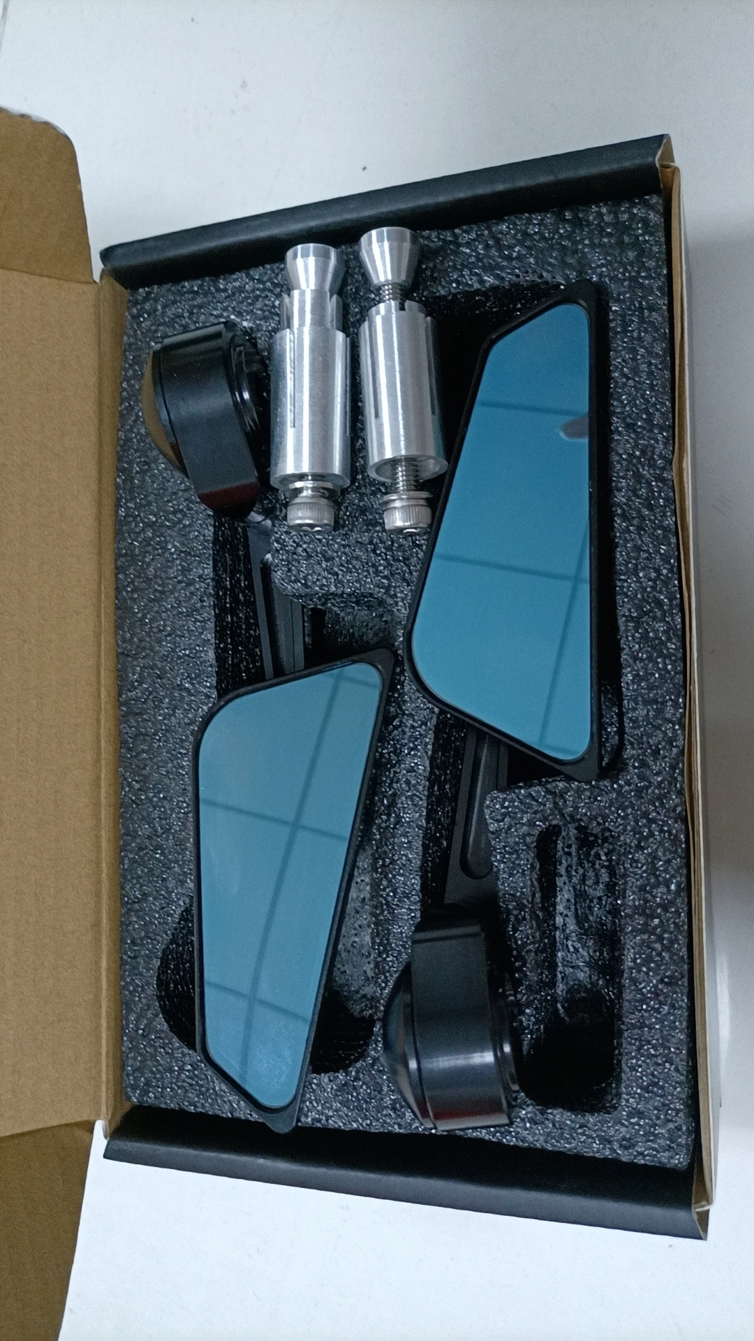 

Пара Универсальных Алюминиевых Боковых Зеркал Заднего Вида Для Мотоциклов, 7/8'' (22 Мм), На Руль