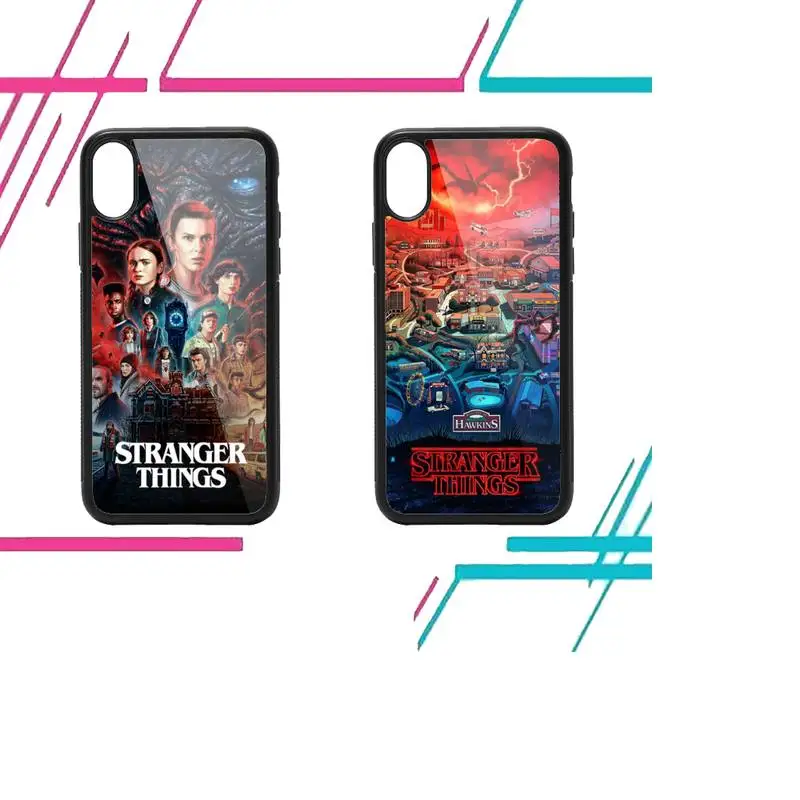 

Stranger things tv show Phone Case PC for iPhone 11 12 13 pro XS MAX 8 7 6 6S Plus X XR Luxury shell funda