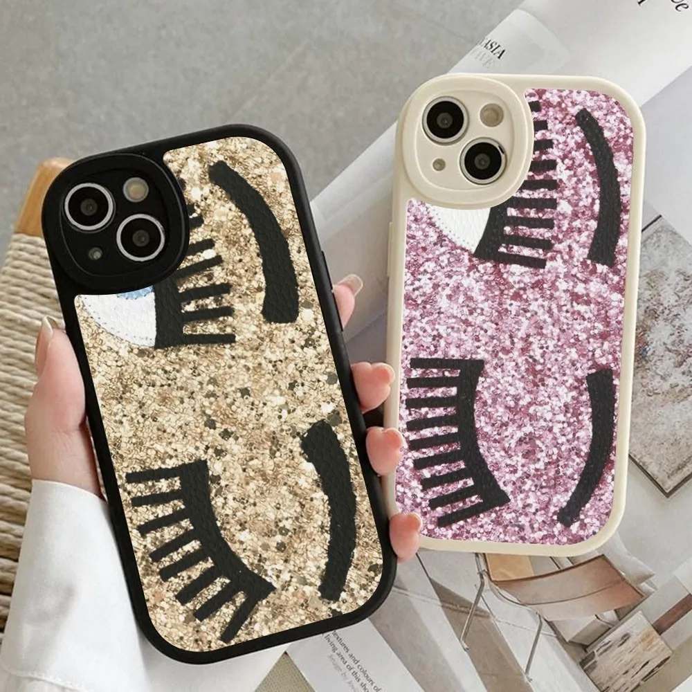 Чехол для телефона Hot Ferragnies Eyes Chiara из жесткой кожи iPhone 16 15 14 13 12 Mini 11 Pro Max Xs X Xr 7 8 Plus