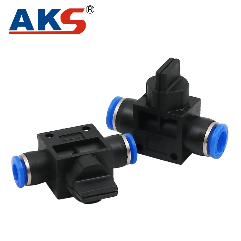 

HVFF Pneumatic Hose Manual Switch Valve Connector Compressed Air Pipe Push-in Quick Release Fittings For 4mm 6mm 8mm 10mm 12mm