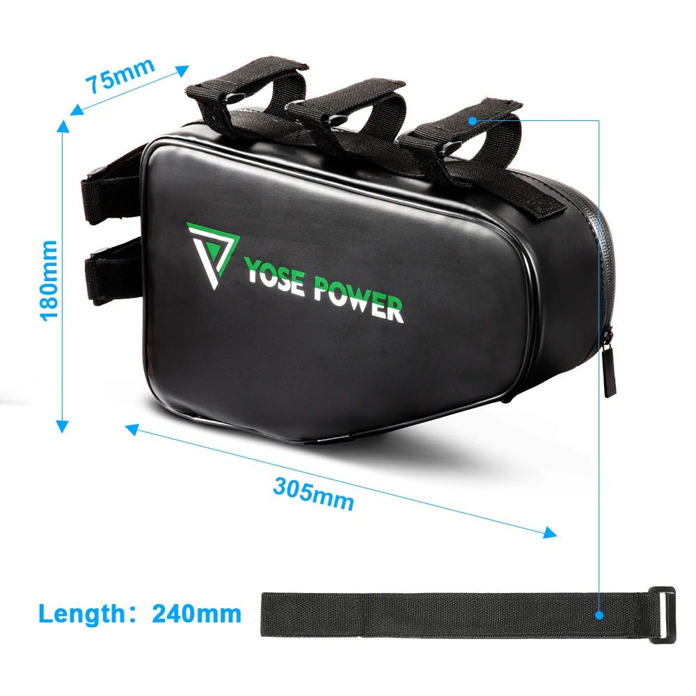 Водонепроницаемая сумка для электровелосипеда треугольная крышка литиевая