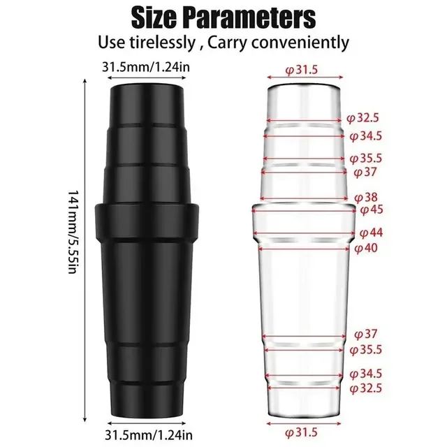 

Универсальная Насадка-конвертер Для Пылесоса С Многослойным Ротором Переменного Диаметра - Cycloning Man