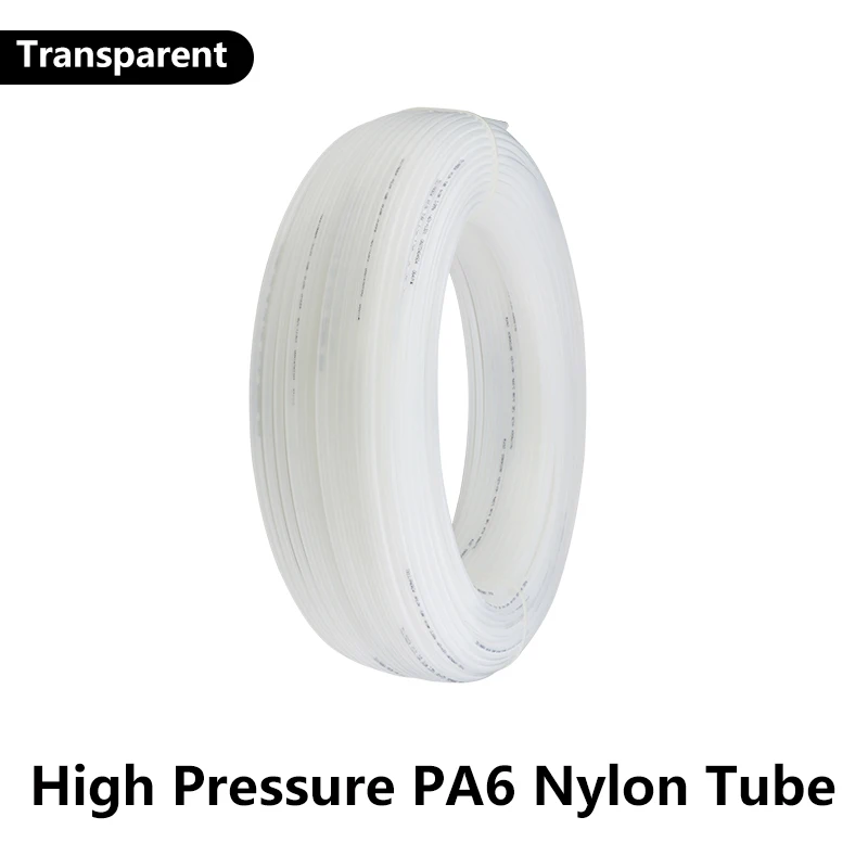 

1/3/5/10 м нейлоновая трубка высокого давления PA6 4 мм 6 мм 8 мм 10 мм 12 мм 14 мм 16 мм пневматический воздушный компрессор гладкая жесткая полиамидная масляная труба