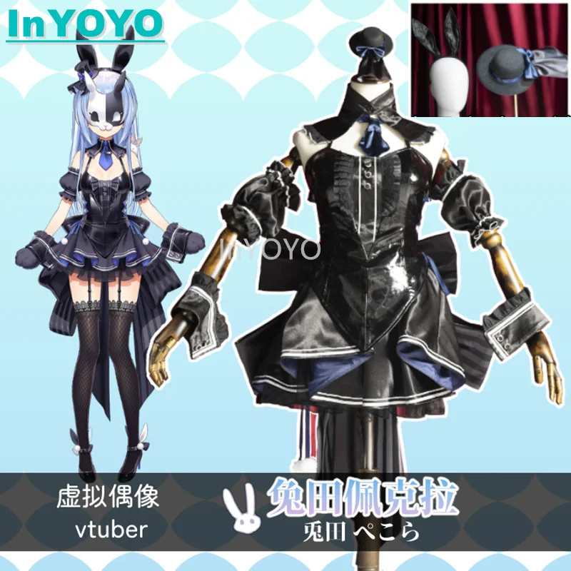 InYOYO VTuber Hololive Косплей Usada пекора костюм Кролик Девочка новая одежда милое