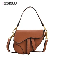 new mini crossbody bags for women chic designer saddle handbags fashion girls top handle handbag brand pu leather shoulder bag
