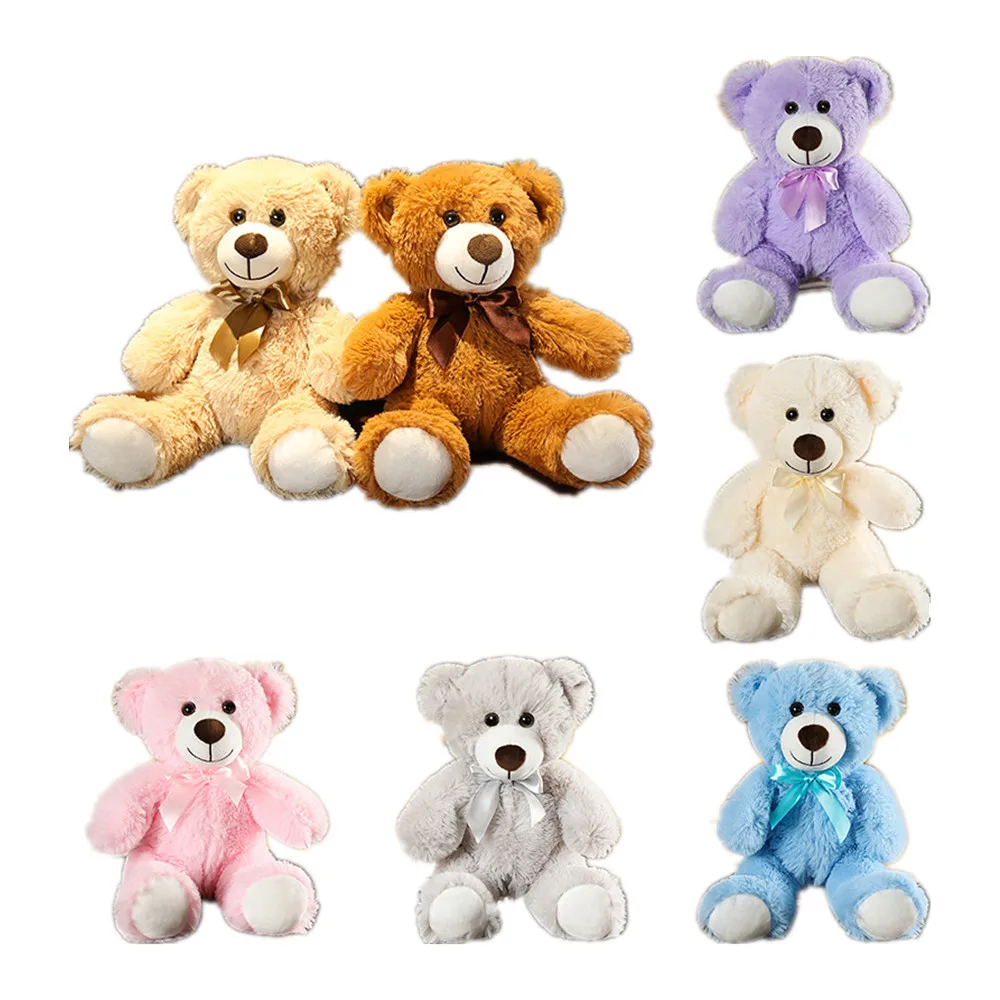 

7pcs/lot Hot Plushies Teddy Bear Plush Doll Soft Stuffed Animal Teddy Bear Plush Toys Kids Girls Valentine Lover Birthday Gift