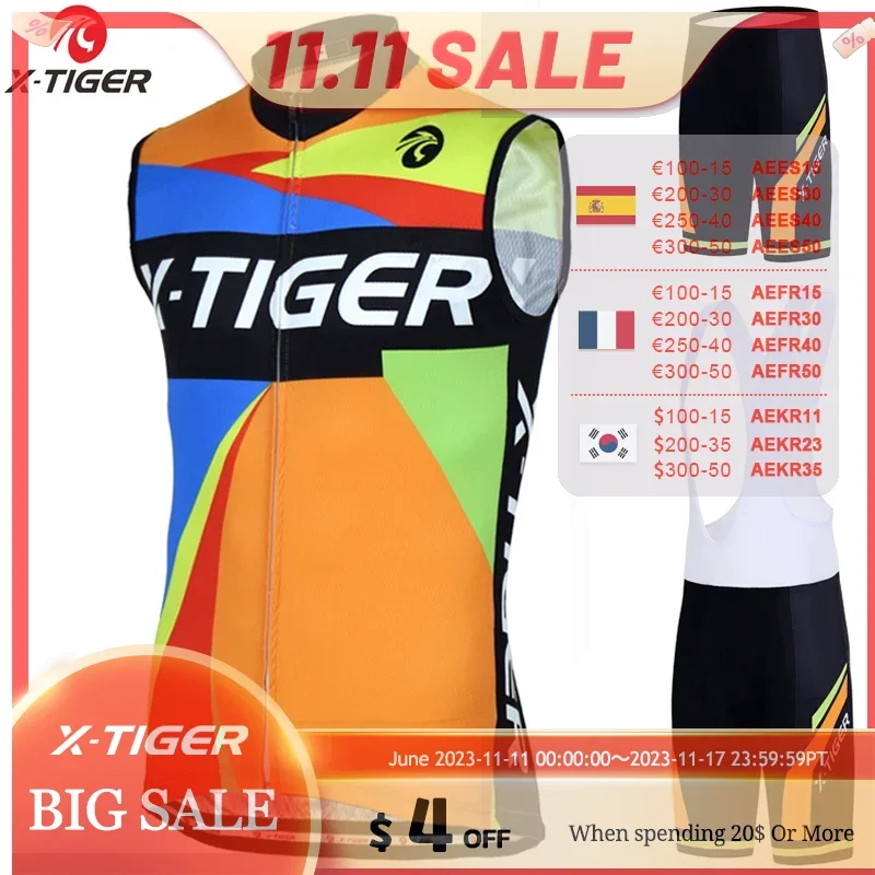 

Веломайка X-Tiger, быстросохнущая, 100% полиэстер, без рукавов