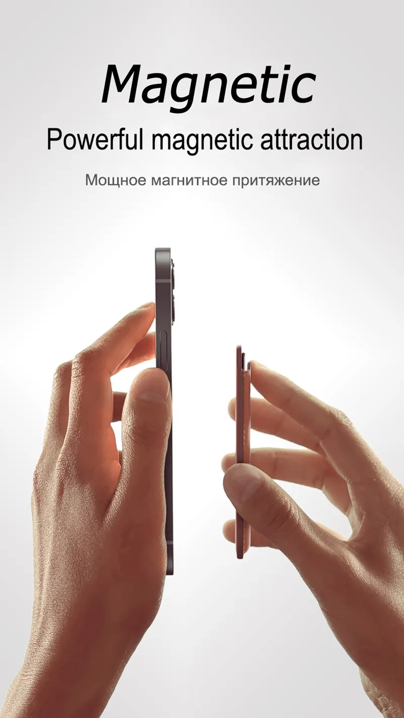 Фото Обновленный Магнитный Белый Чехол-кошелек для телефона MagSafe iPhone13 14 12 11 роскошный монопольный чехол с отделением для карт №4