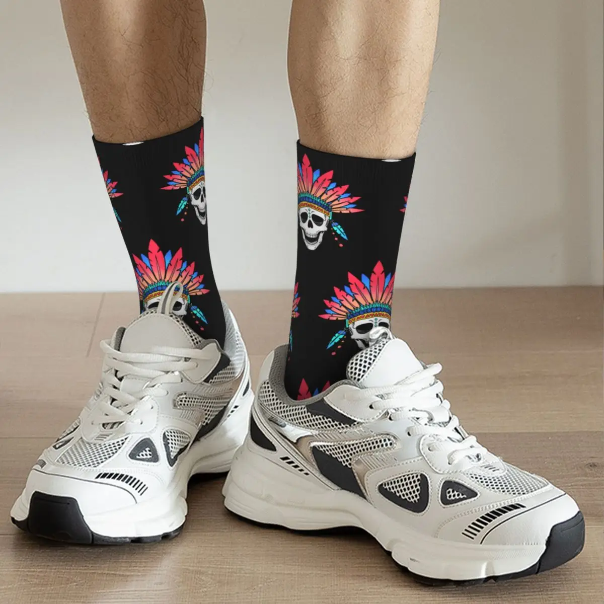 Радужные носки для взрослых Skeleton радужные унисекс мужские женские