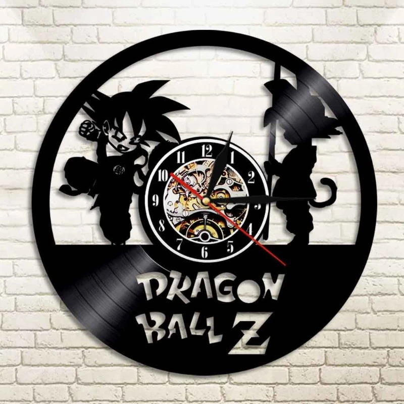 Фото Настенные часы Dragon Ball Son Goku с LED-подсветкой, персонализированные, креативные, для дома, гостиной, столовой, светящиеся, декоративные. №2