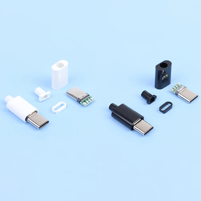 2 комплекта коннекторы с разъемом Type-C Micro USB 3 1 электрические клеммы 4 контакта Тип