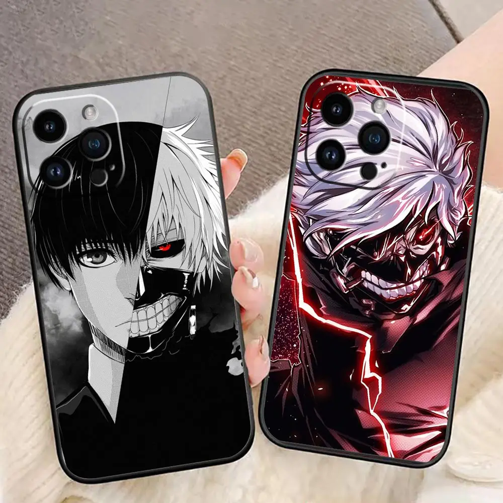 

Anime Boys Kaneki Ken Tokyo Ghoul Funda Coque Case For iphone Apple 14 13 12 11 Pro XS Max Mini X XR SE 8 7 6S 6 Plus Case Cover