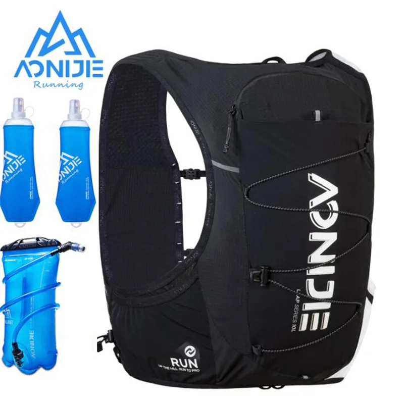 

AONIJIE 10L Running Backpack Hydration Bags Lightweight Off-Road Hydration Packs Vest Hiking Rucksack Man Women