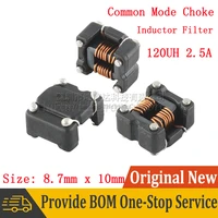5pcs smd surface mount 120 uh 2 5a high current common mode choke coils common mode inductor filter we121 744272121