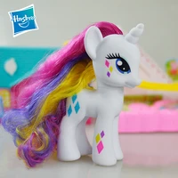 hasbro my little pony action figures 15cm long hair pony model doll rainbow unicorn pony collection anime kids gifts toys