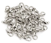 100pcs 10 18mm carabiner clasps for jewelry making components diy lobster clasp bracelet necklace hooks chain closure key