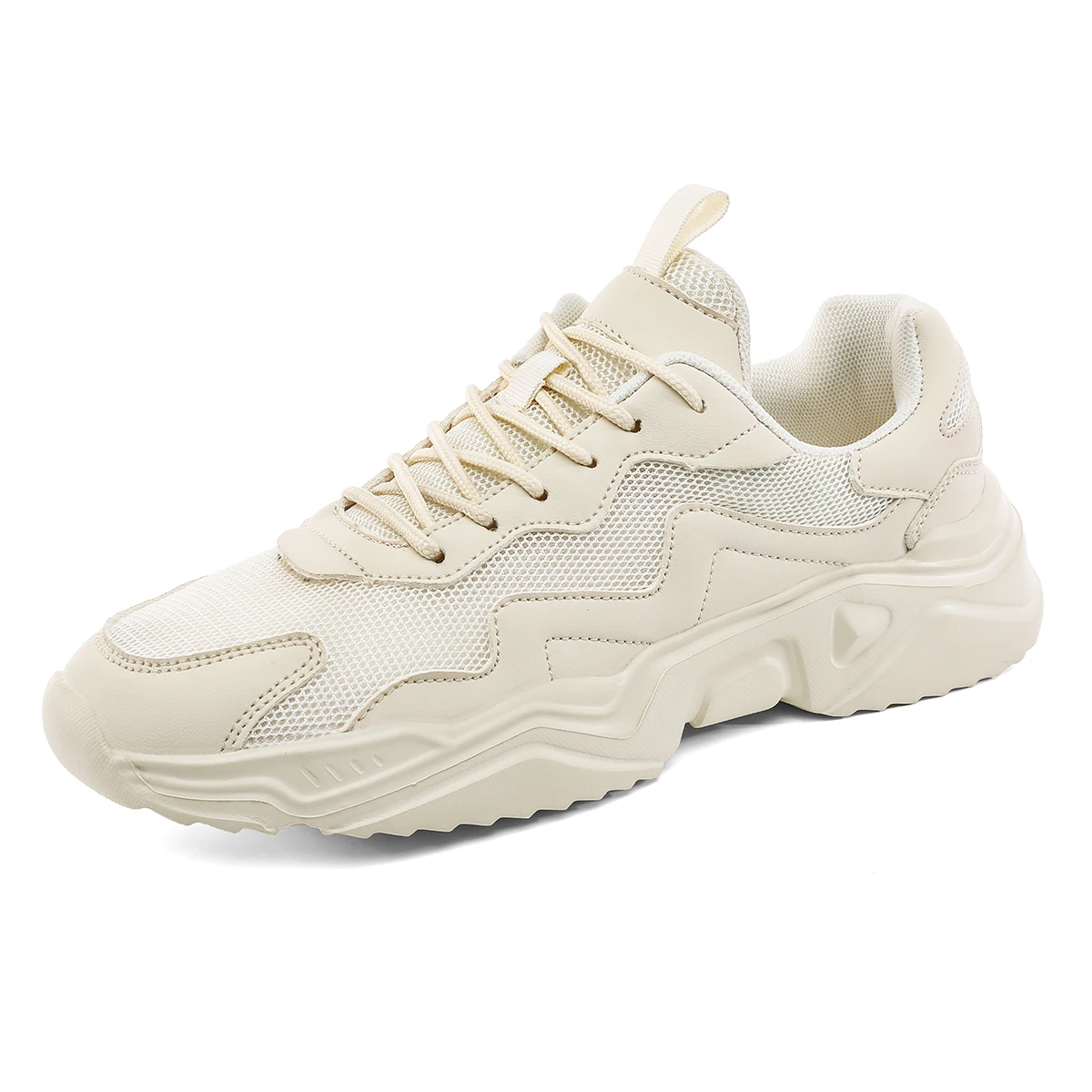 Fashion Low Top Men and Women Shoes Trendy Mesh Breathable Casual Sports Shoes Outdoor Comfortable Lightweight Couple Sneakers