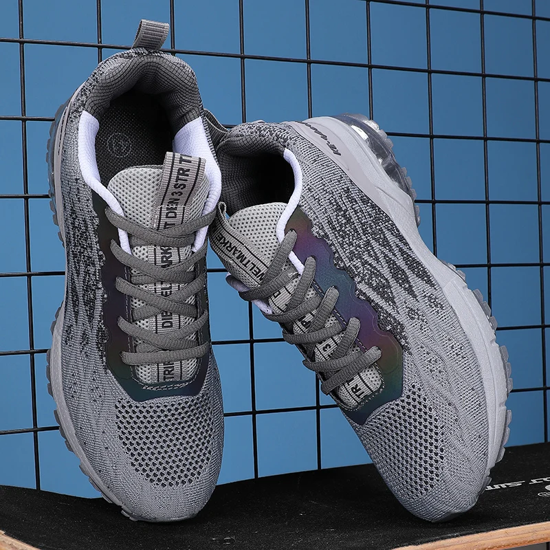 Men's Sneakers Air Cushioning Running Shoes Casual Sports  Jogging Mesh Breathable Mens Trainers Zapatillas Juvenile Sport Shoes