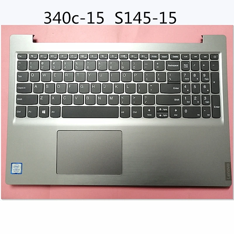 

New Laptop Topcase Palmrest Upper Cover Keyboard Cover For Lenovo IDEAPAD 340C-15 S145-15 Bottom Cover Lower Case Base Carcass