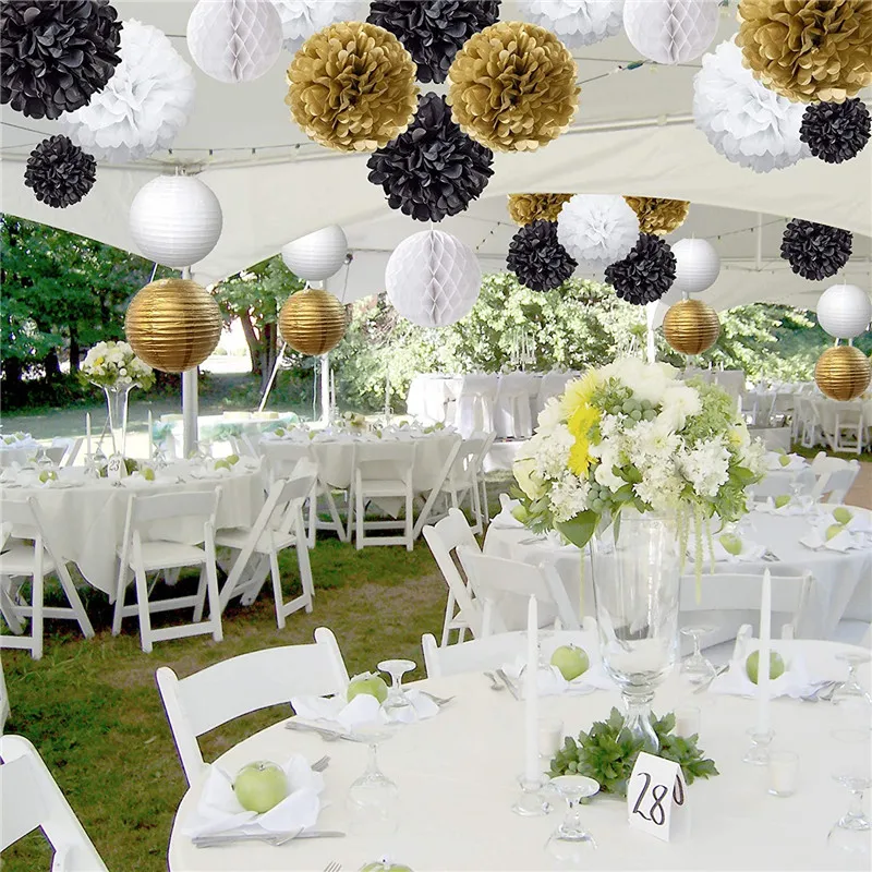 Amazon горячая Распродажа черный золотой костюм для дня рождения Китайский фонарик