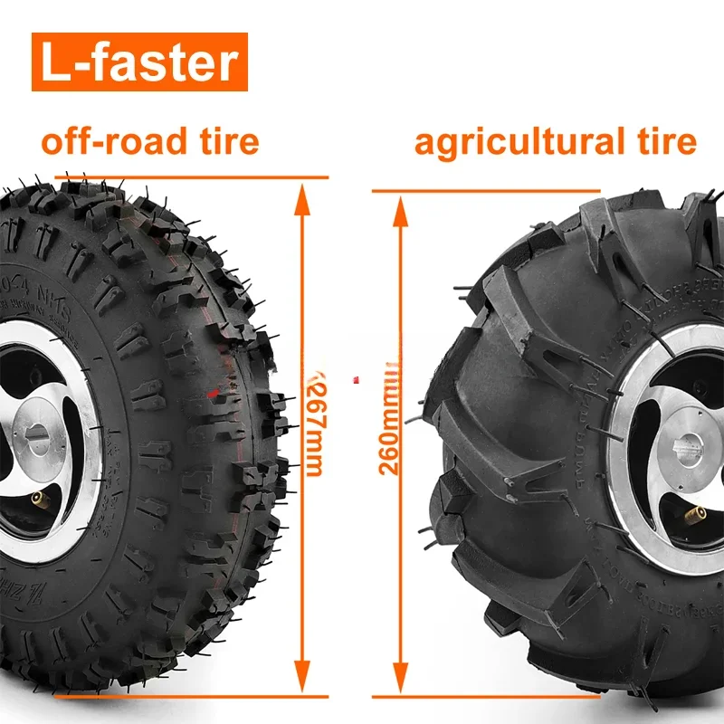Комплект для переоборудования двигателя сада электрическая косилка 4WD 10 дюймов