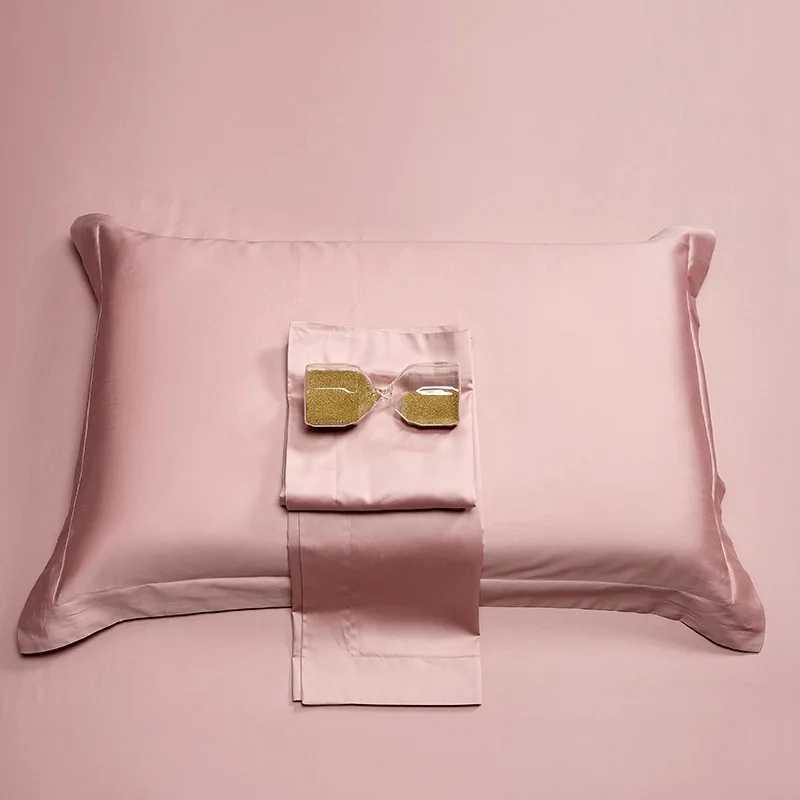 600 Count 100% Egyptian Cotton Pillowcase, Standard Pillowcase Set of 2, Long-staple Combed Natural 100% Cotton Pillowcase