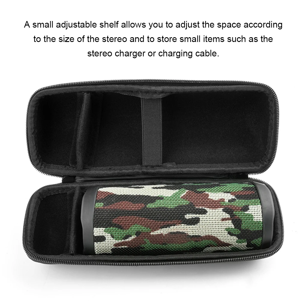 

Zipper Closure Adjustable Bluetooth-compatible Speaker Bags Wireless Sound Box Carrying Case Protector Accessories