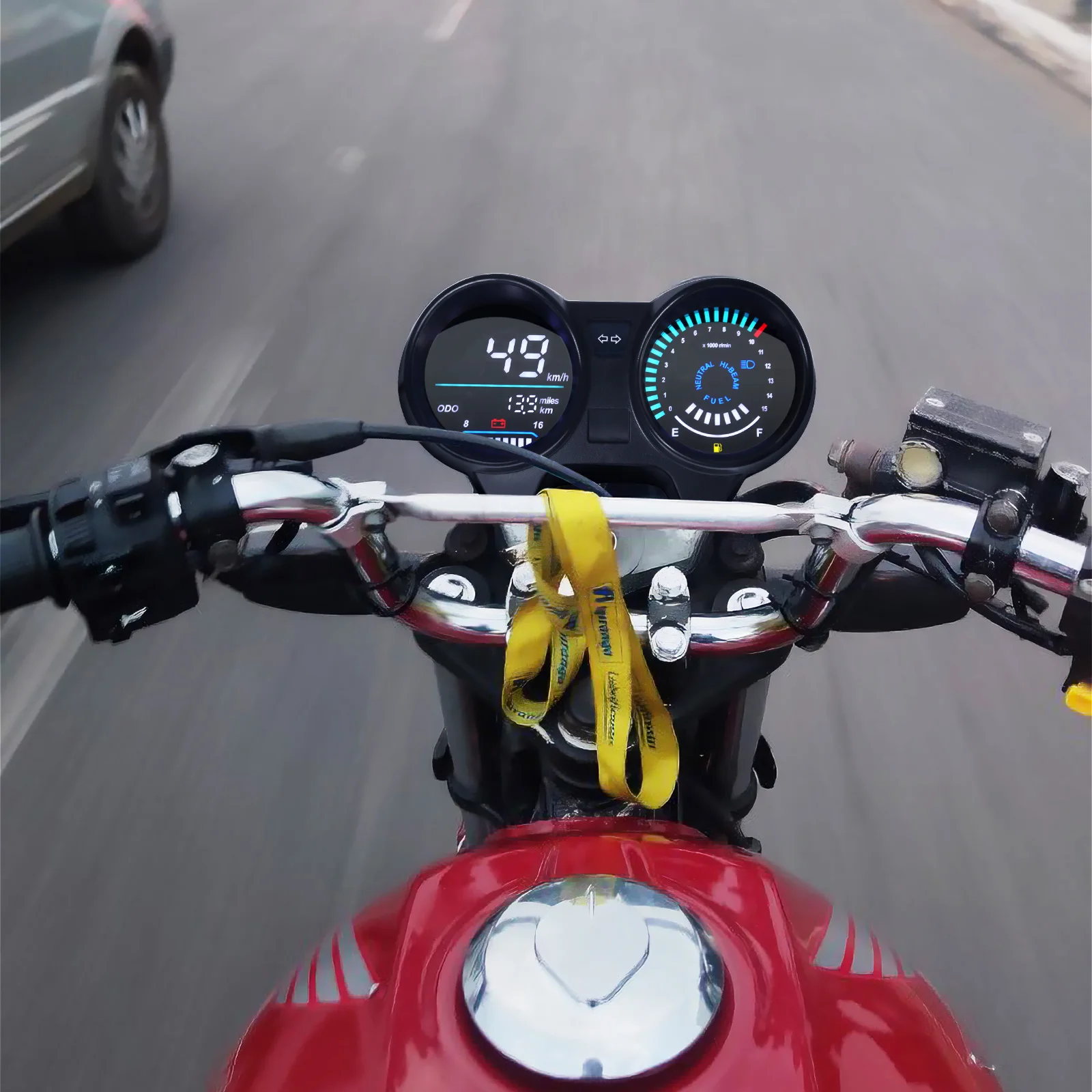 

Для Бразилии TITAN 150 Honda CG150 Fan150 2010 2012 новейшая СВЕТОДИОДНАЯ Электроника мотоцикл измеритель оборотов в минуту Спидометр цифровая приборная п...