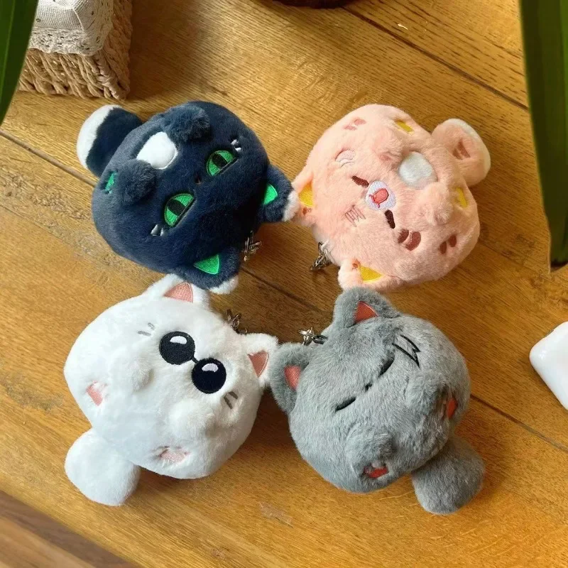 

Jujutsu Kaisen Cat Series Plush Stuffed Anime Keychain Gojo Satoru Geto Suguru Kawaii Mascot Bag Ornament Cartoon Accessories