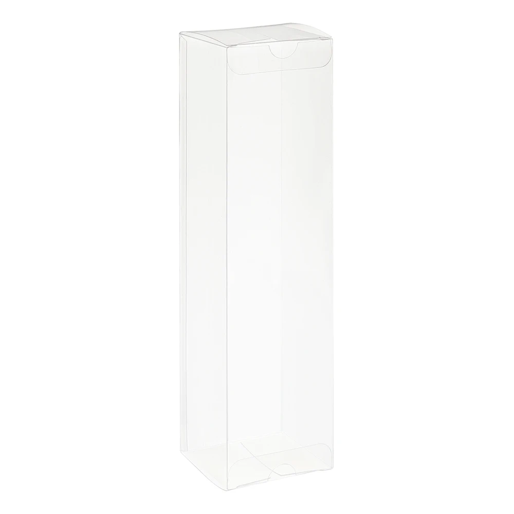 10Pcs Foldable Clear Rectangle PVC Boxes 24x6x6cm Gift Packaging Case for Wedding Party Favor Jewelry Display Caja De Dulces