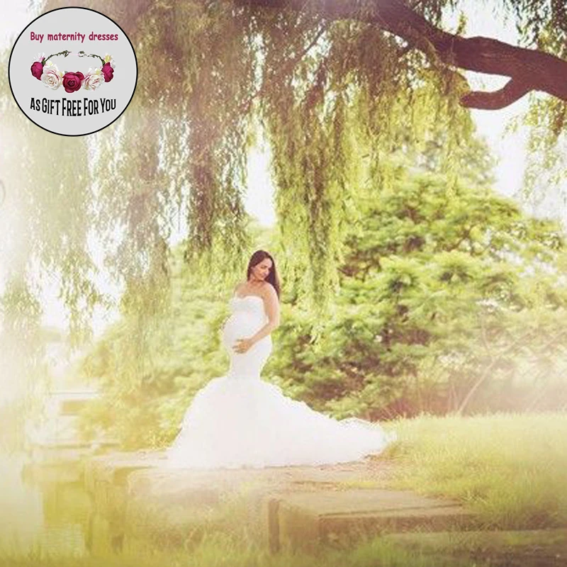 

Women Sexy Lace Maternity Dress for Photography Props Shoulderless Mesh Pregnancy Dress Photo Shoot Maxi Gown Clothes