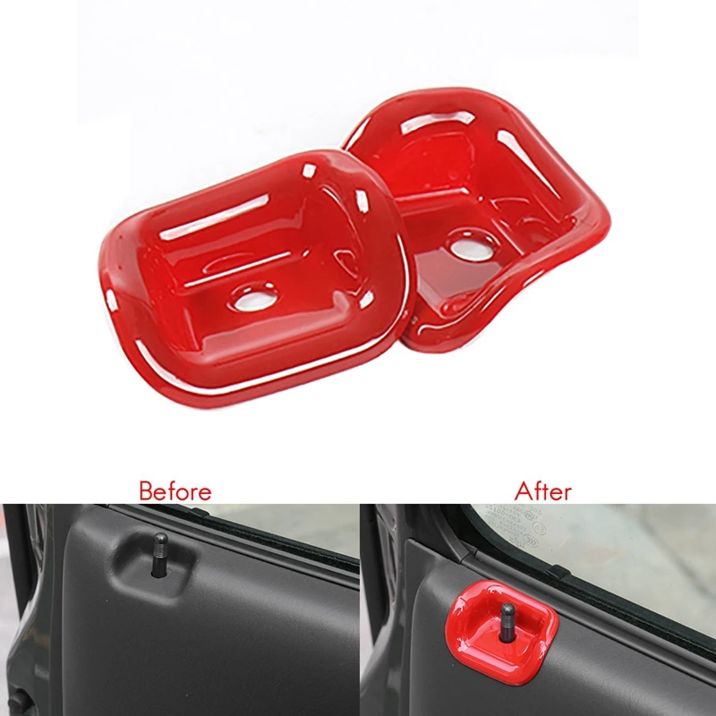 

Car Door Lock Switch Pin Decoration Cover Trim Stickers For Suzuki Jimny 2007-2017 Car Styling
