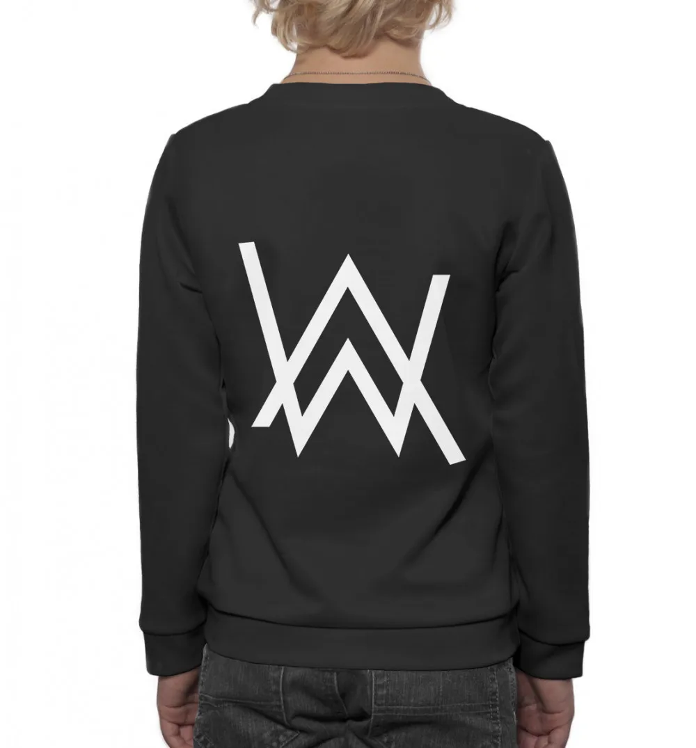 Мужской свитшот c 3D принтом Alan Walker |