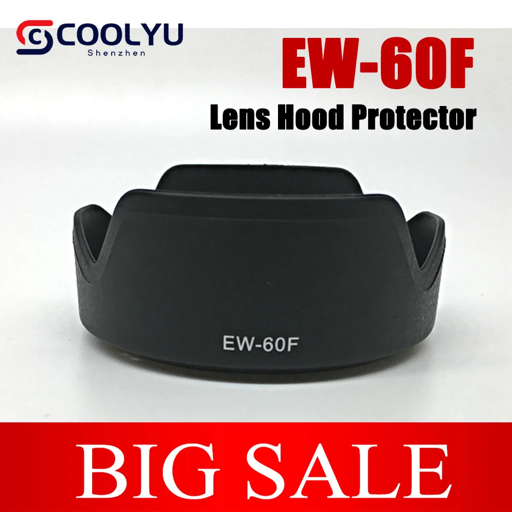 

EW-60F EW60F Lens Hood Protector Cover Bayonet Mount for Canon M5 M10 EF-M M M2 M3 M5 M6 Mark II DSLR Camera Accessories