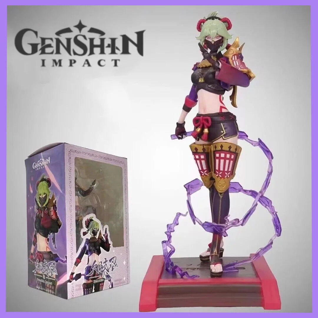 

23cm Genshin Impact Kuki Shinobu Anime Figure Action Figures Figurine Pvc Statue Model Doll Collectible Desk Decora Toys Gifts