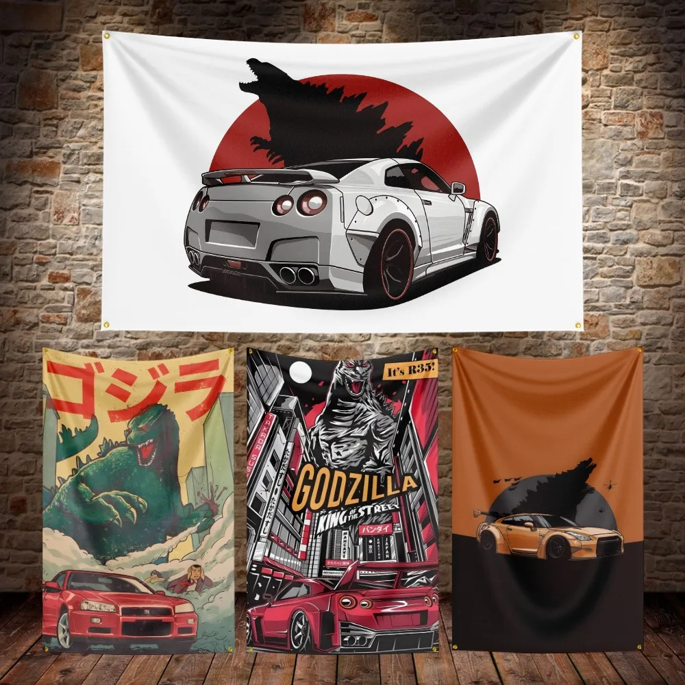 

3x5 футов, флаг JDM Gtrs, фотосессия 35, Декор, фотография, баннер, флаг, баннер