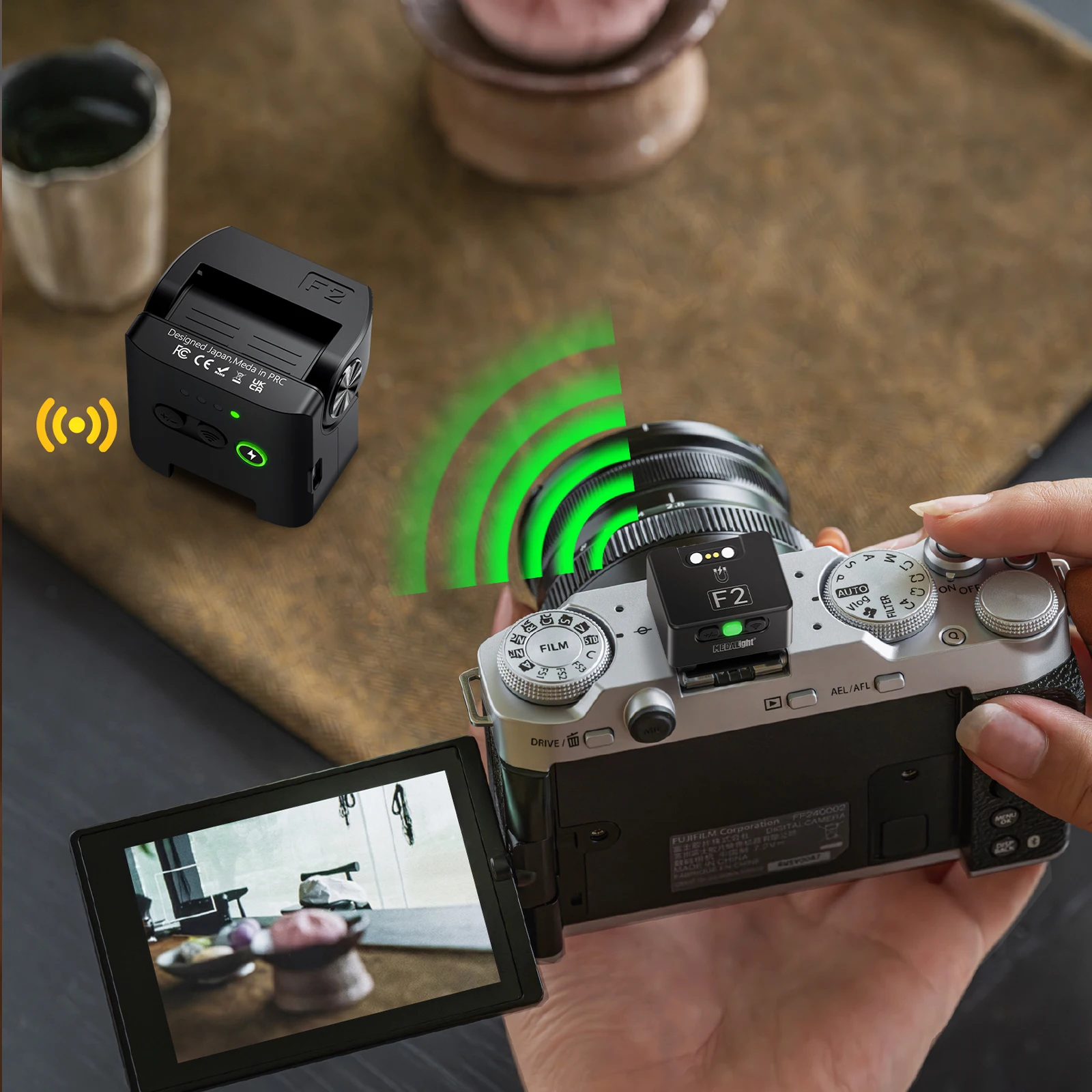 Medalight F2 Мини Перезаряжаемая Вспышка Для Камеры Speedlite для FujiSonyNikonCanonLeica Цифровая Пленка DSLR Камеры Универсальная (art.: 3920ccf654f5e) - 3920ccf654f5e