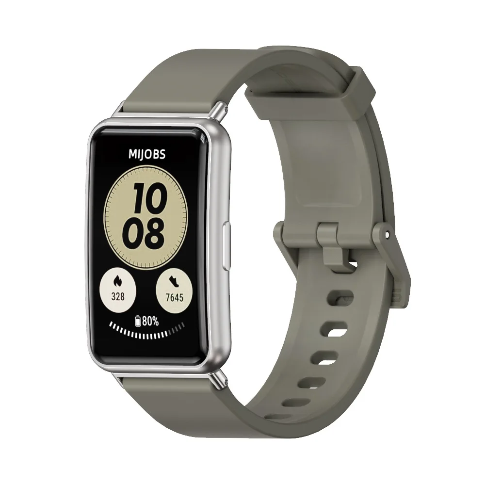 Силиконовый браслет для Huawei Watch Fit элегантный NFC