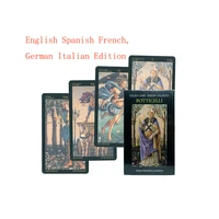 spanish golden tarot cards with guide booktarot cards for beginners englis spanish french italian german